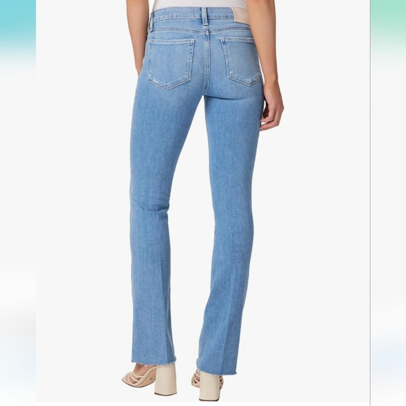 PAIGE High Rise Manhattan Bootcut Raw Him - Picture 7 of 7